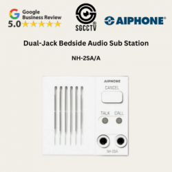 DUAL-JACK BEDSIDE AUDIO SUB STATION NH-2SA/A.E