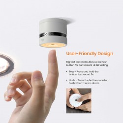 KYLA BY AZTECH SMOKE DETECTOR (HFAD) - STANDALONE