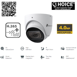 TP-LINK 4MP 5X-ZOOM DOME S445ZI H.265+ IP67 NETWORK CAMERA