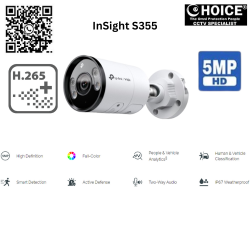 TP-LINK 5MP HD BULLET S355 FULL-COLOR IP67 NETWORK CAMERA