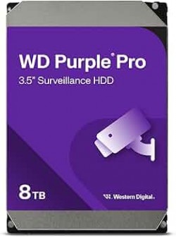 WD Purple 3.5" 8TB Surveillance HDD 256MB 5640RPM SATA  WD85