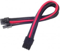 SILVERSTONE PCIE 8P PSU EXT CABLE-RED SST-PP07-PCIBR