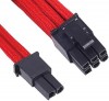 SILVERSTONE PCI-E 8 TO 6+2, 250MM RED SST-PP07-PCIR