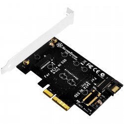 SILVERSTONE 2*M.2 TO PCI-Ex4 & SATA 6G SST-ECM20