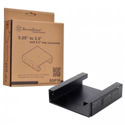 SILVERSTONE 5.25" to 3.5" x1+ 2.5"x2 HDD converter SST-SDP10