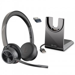 Poly Voyager 4320 USB-C Headset +BT700 dongle +Charging Stan