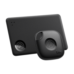 TILE PRO (2024) BLUETOOTH TRACKING DEVICE - BLACK, 2 PACK RE