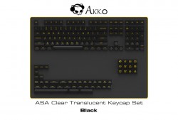 AK-6925758615754 AKKO Keycap - ASA Profile - Clear Transpare