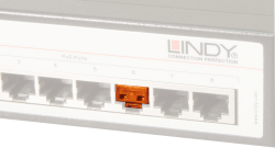 LINDY RJ45 PORT BLOCKER (20 BLOCKERS)(ORANGE)