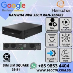 HANWHA NVR 32CH XRN-3220B2 64CH XRN-6420B2 32MP 80TB Storage