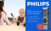 PHILIPS DUAL MICROPHONE VOICE & AUDIO RECORDER DVT2075