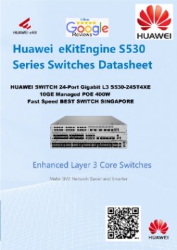 HUAWEI SWITCH 24-Port Gigabit L2 S310-24ST4X CLOUD 10GE POE