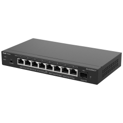 Ruijie RG-ES209MG-P 8-Port 2.5G Cloud Managed PoE Switch, 1 