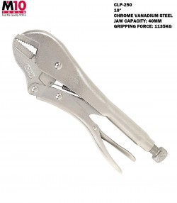 M10 CURVED JAW LOCKING PLIER WITH WIRE CUTTER CLP-250