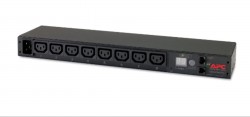 APC AP7821B Rack PDU, Metered, 1U, 16A, 208/230V, (8) C13