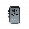 Verbatim UTA-08 Universal Travel Adapter with 1 x USB-C PD 4