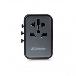 Verbatim UTA-09 GaN III Universal Travel Adapter 1 x USB-C P