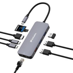 Verbatim USB-C Pro 9in1 Hub VM32152
