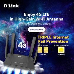 DLINK DWR-M930DS 4G LTE N300 DUAL SIMCARD ROUTER