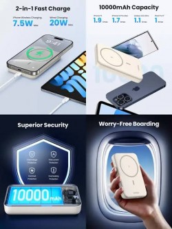UGREEN PB561-25208 10000MAH MAGSAFE WIRELESS POWER BANK