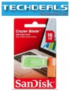 Sandisk SDCZ50C-016G Cruzer Blade 16GB USB2 Green