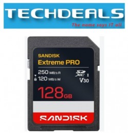 Sandisk SDSDXXJ-128GB Extreme PRO SDXC UHS-I R250MB/s