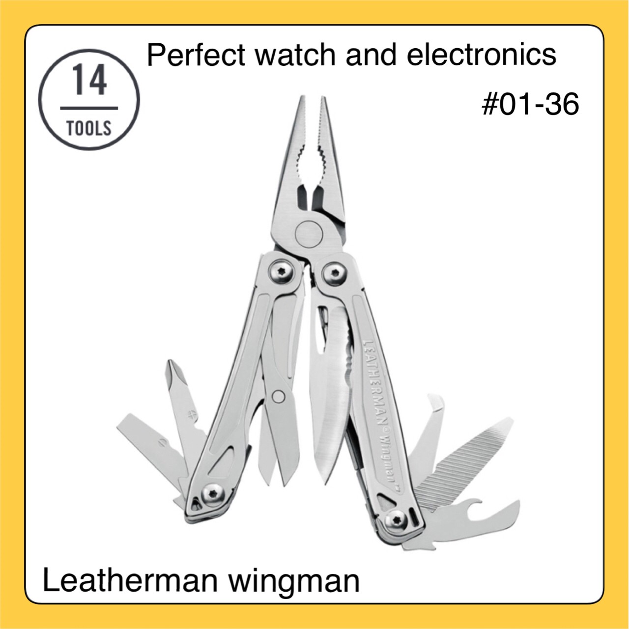 Leatherman Wingman ( 14 Tools ) With Nylon Sheath