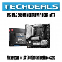 MSI MAG B660M MORTAR WIFI DDR4 mATX Motherboard
