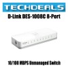 D-Link DES-1008C 8-Port 10/100 MBPS Unmanaged Switch