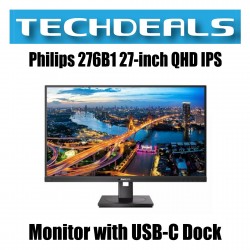 Philips 276B1 27-inch QHD IPS Monitor with USB-C Dock