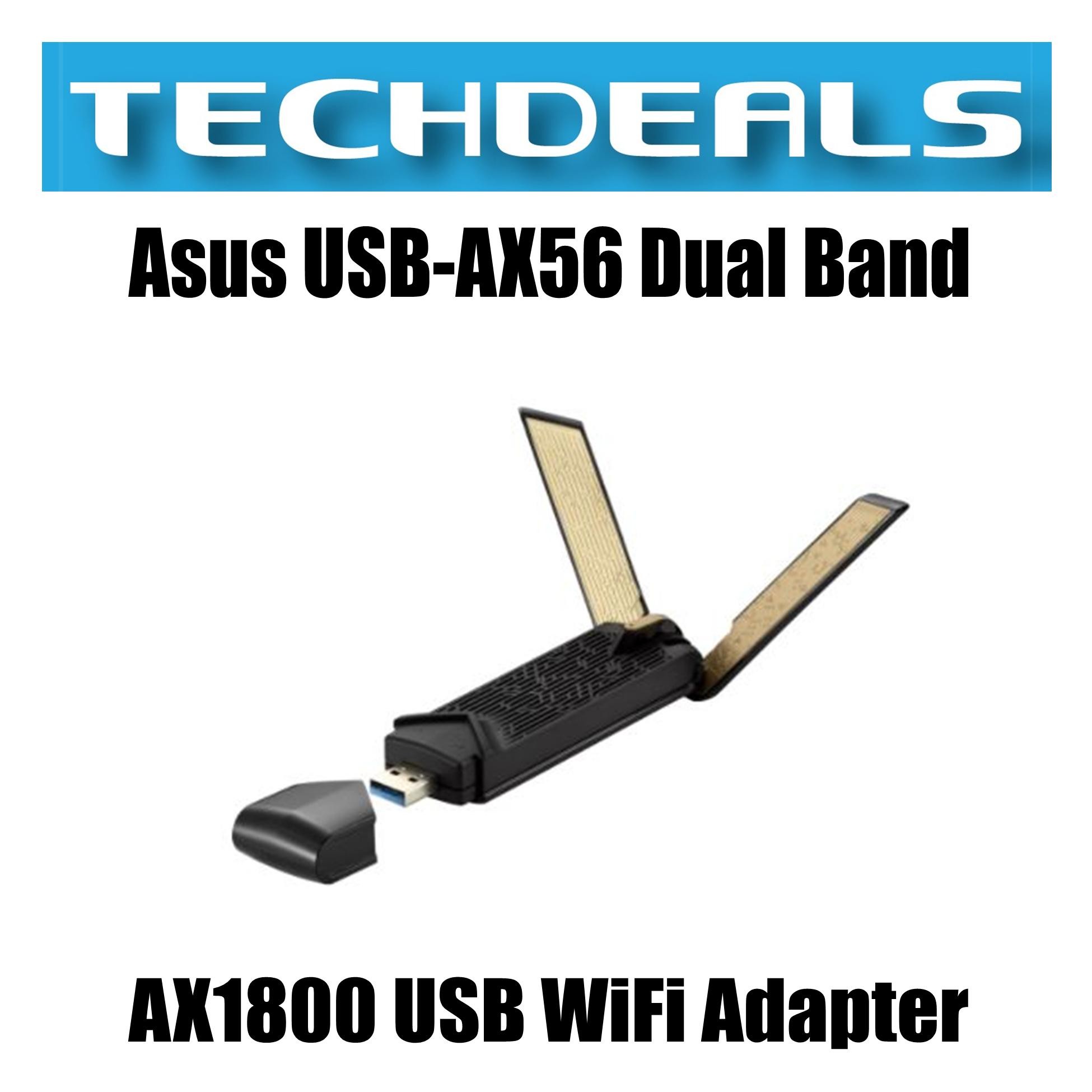 ASUS USB-AX56 Dual Band AX1800 USB WiFi 6 Adapter Without Cradle
