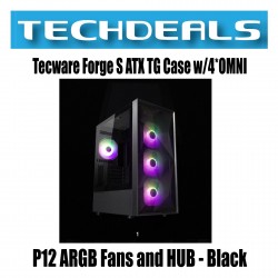Tecware Forge S ATX TG Case - Black