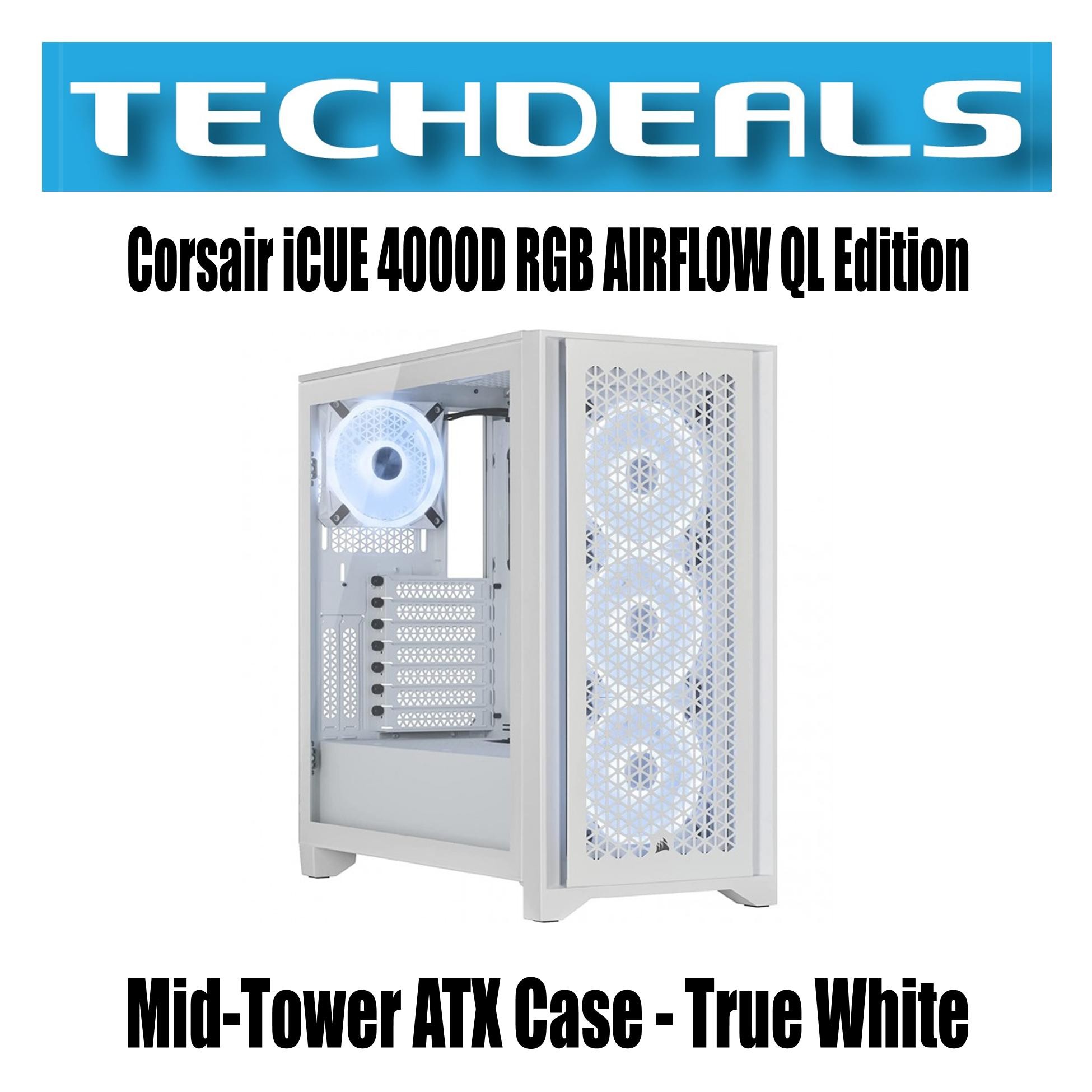 Corsair iCUE 4000D RGB AIRFLOW QL Edition Mid-Tower Case