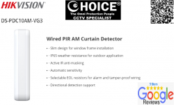 HIKVISION Wired Dual-Tech AM DS-PDC10DM-VG3