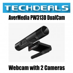 AverMedia PW313D DualCam Webcam with 2 Cameras