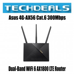 Asus Cat.6 300Mbps Dual-Band WiFi 6 AX1800 LTE Router