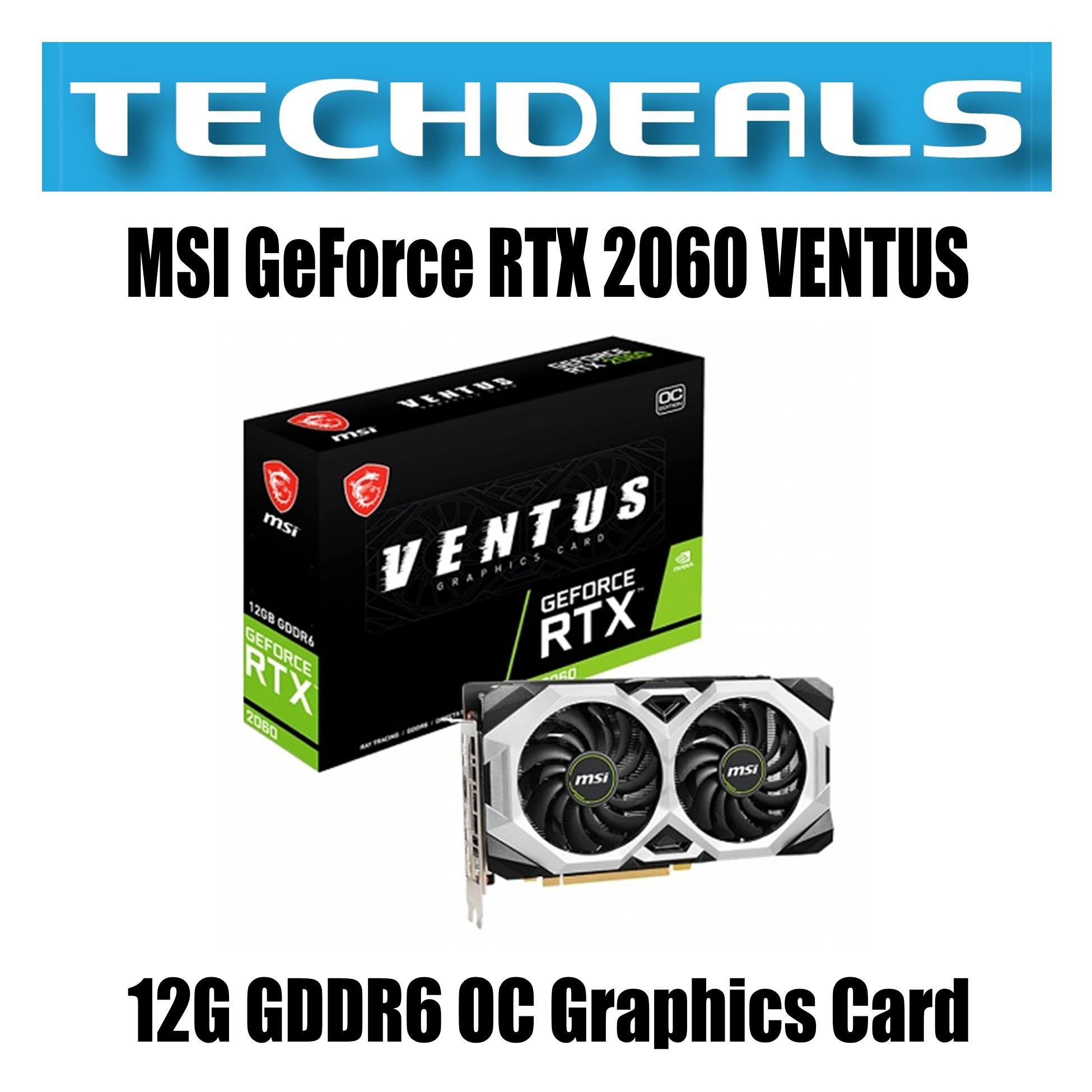 MSI GeForce RTX 2060 VENTUS 12G GDDR6 OC GPU