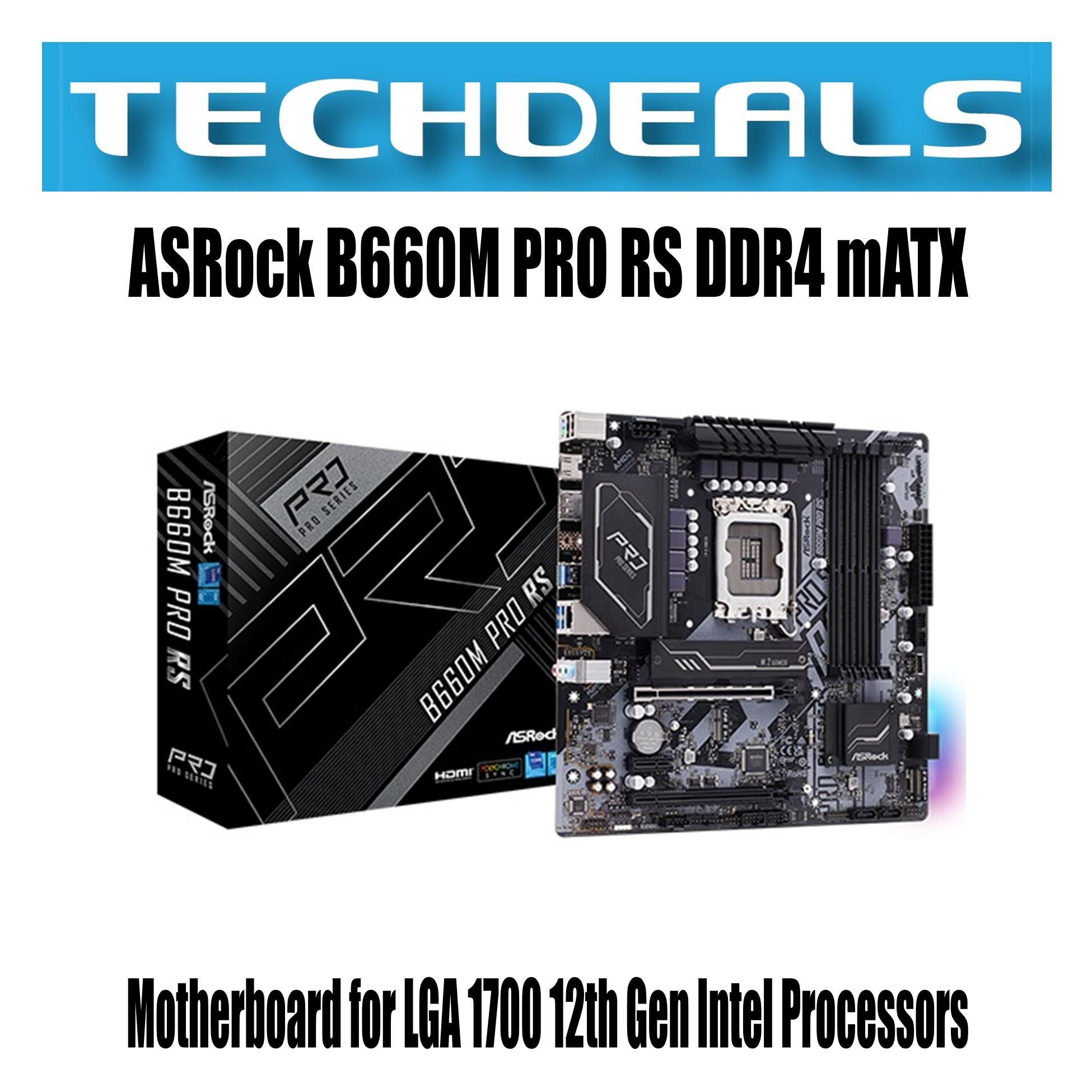 ASRock マザーボード B660M Pro RS Intel B660 シリーズ 第12世代 CPU