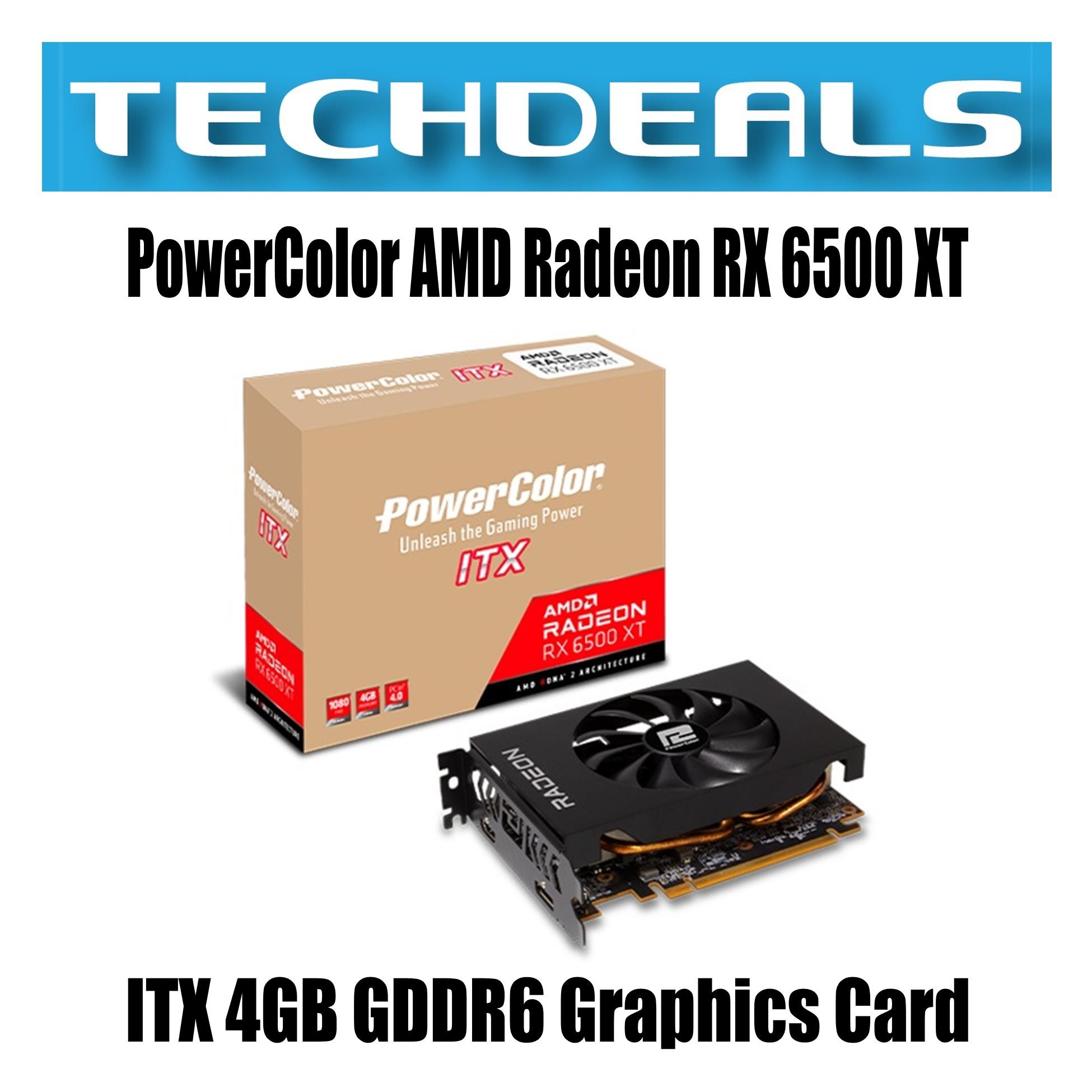 PowerColor AMD Radeon RX 6500 XT ITX 4GB GDDR6 GPU