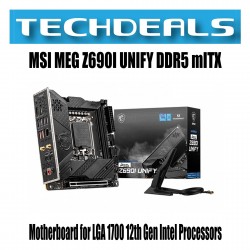 MSI MEG Z690I UNIFY DDR5 mITX Motherboard