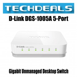 D-Link DGS-1005A 5-Port Gigabit Unmanaged Desktop Switch
