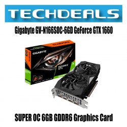 Gigabyte GeForce GTX 1660 SUPER OC 6GB GDDR6  GPU
