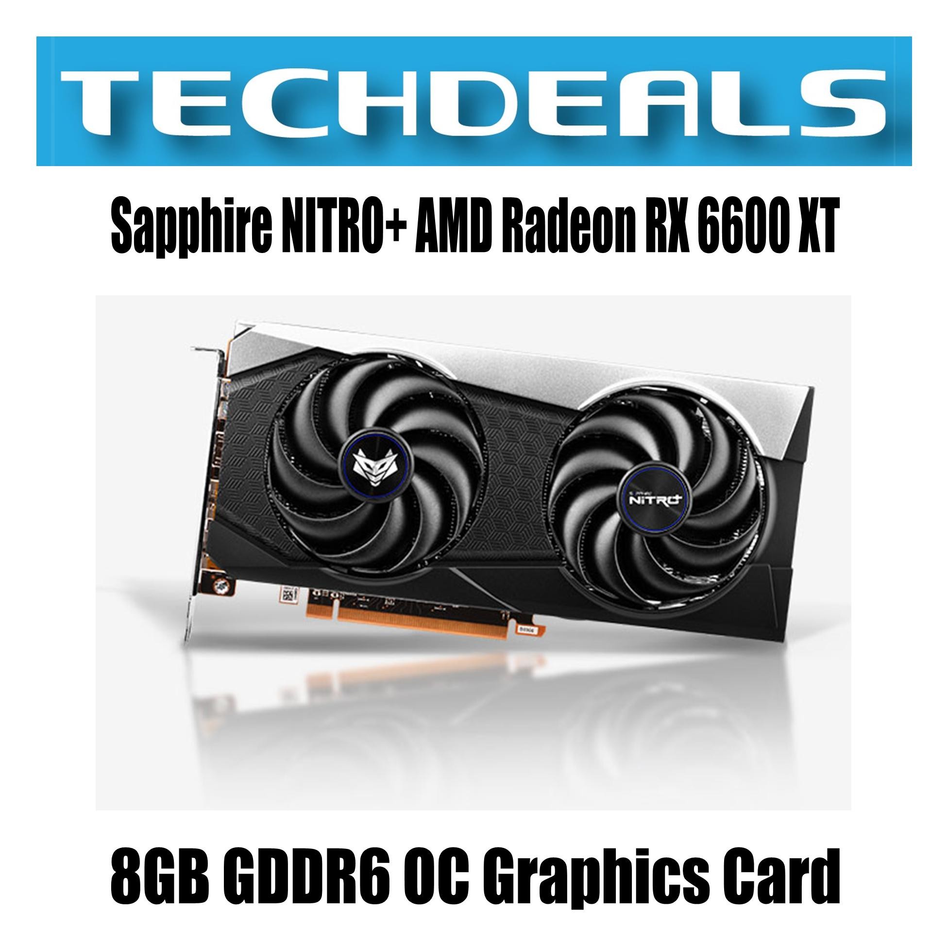 Sapphire NITRO+ AMD Radeon RX 6600 XT 8GB GDDR6 OC GPU