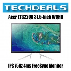 Acer ET322QU 31.5-Inch WQHD IPS 75Hz 4ms FreeSync Monitor
