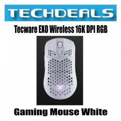 Tecware EXO Wireless 16K DPI RGB Gaming Mouse White