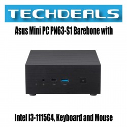 Asus Mini PC PN63-S1 Barebone with Intel i3-1115G4