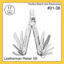 Leatherman  Rebar SS ( 17 Tools ) With Leather Sheath