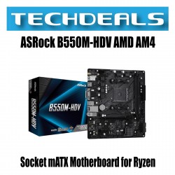 ASRock B550M-HDV AMD AM4 Socket mATX Motherboard for Ryzen™