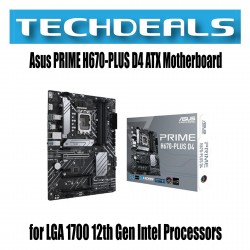 Asus PRIME H670-PLUS D4 ATX Motherboard