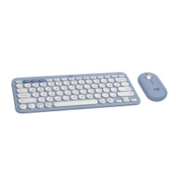Logitech Pebble 2 Wireless Combo - Tonal Blue 920-012190